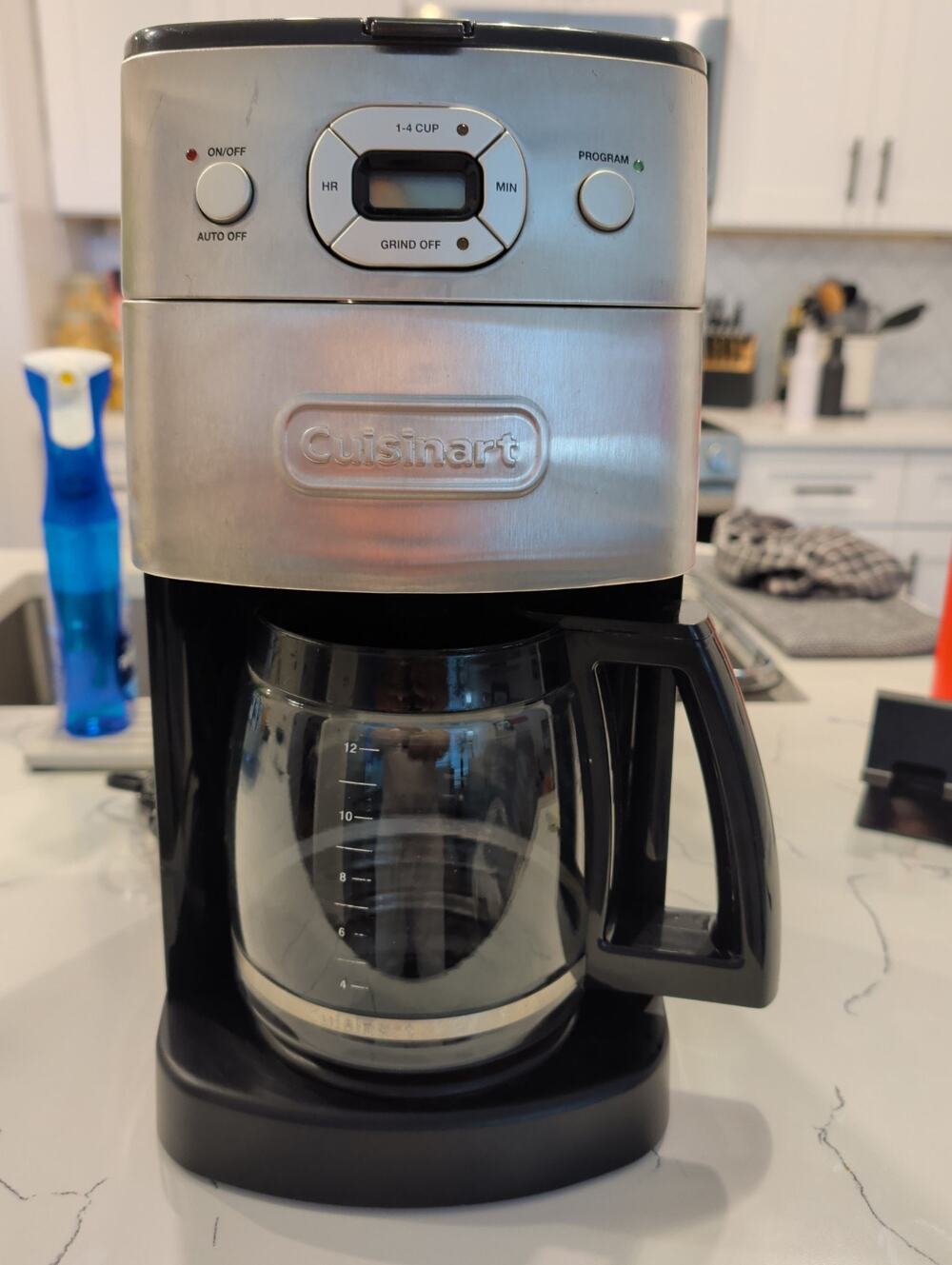 Cuisinart DGB-625BC Grind & Brew 12-Cup Coffee Maker - Tested Working
